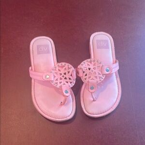 DV Pink Sandals with Studded Design